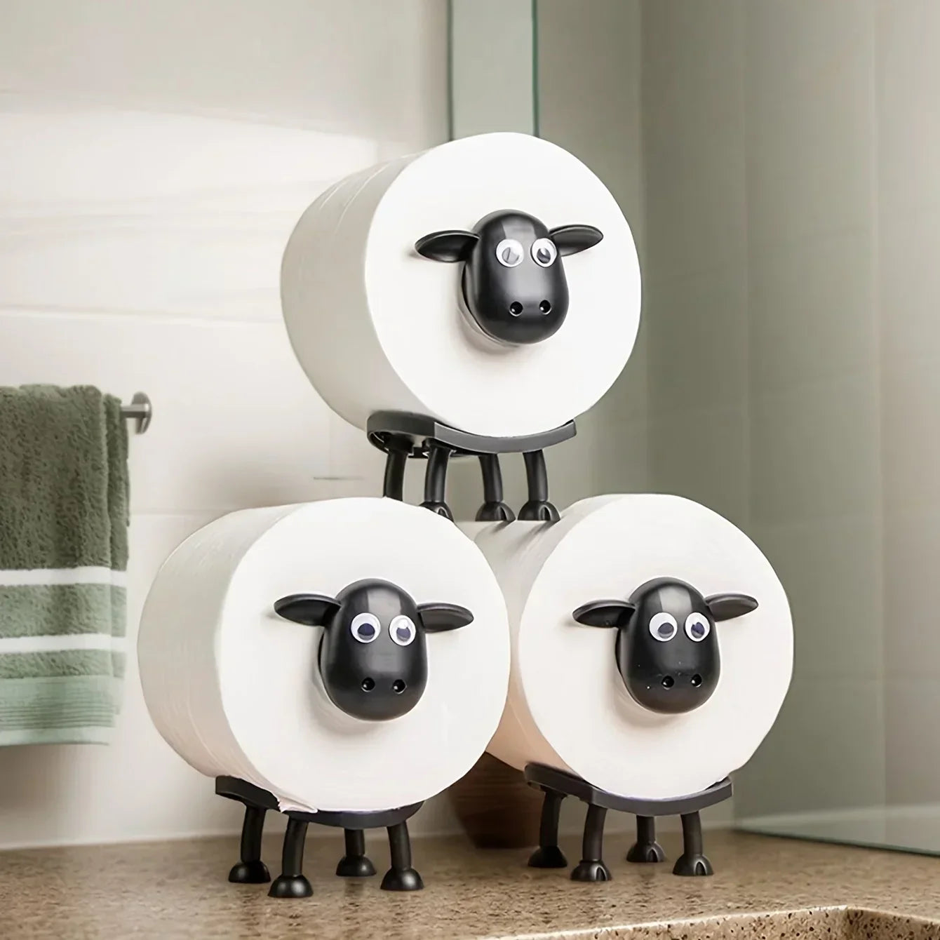 Schattige Schaap Toiletrolhouder ™ | Geef Je Badkamer Karakter