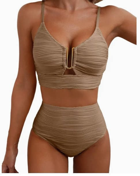 Krystyna - Falbaniasty bikini bandeau