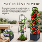 Verdanta™ Self-Watering Plantenbak met Klimrek