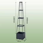 Verdanta™ Self-Watering Plantenbak met Klimrek