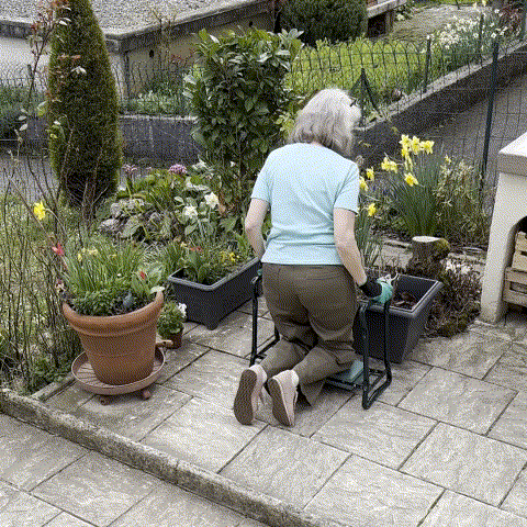 KneeRelief™ | Comfortabel 2-in-1 Knielbankje en Zitkrukje Tuin